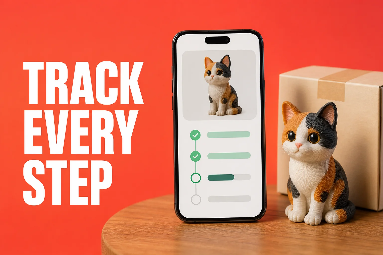 Track Every Step: Real-Time Order Progress at AnyMade